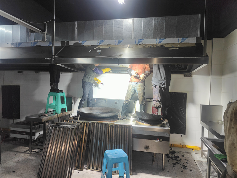 长寿油烟管道清洗后如何进行系统的全面检查